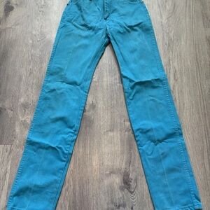 Wrangler Turquoise Denim Jeans